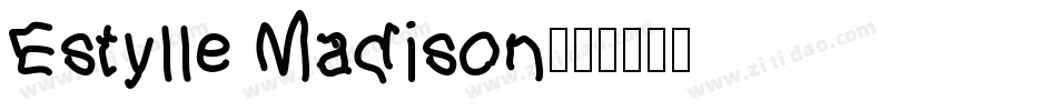 Estylle Madison字体转换